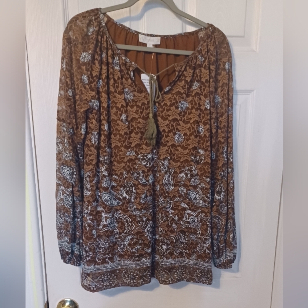 Weekend by Suzanne Betro Mesh Top